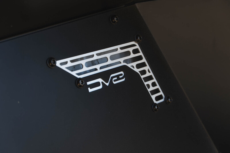 Ford Bronco Inner Fender Liners - Rear - DV8 Offroad - Aluminum - Satin Black - `21-`25
